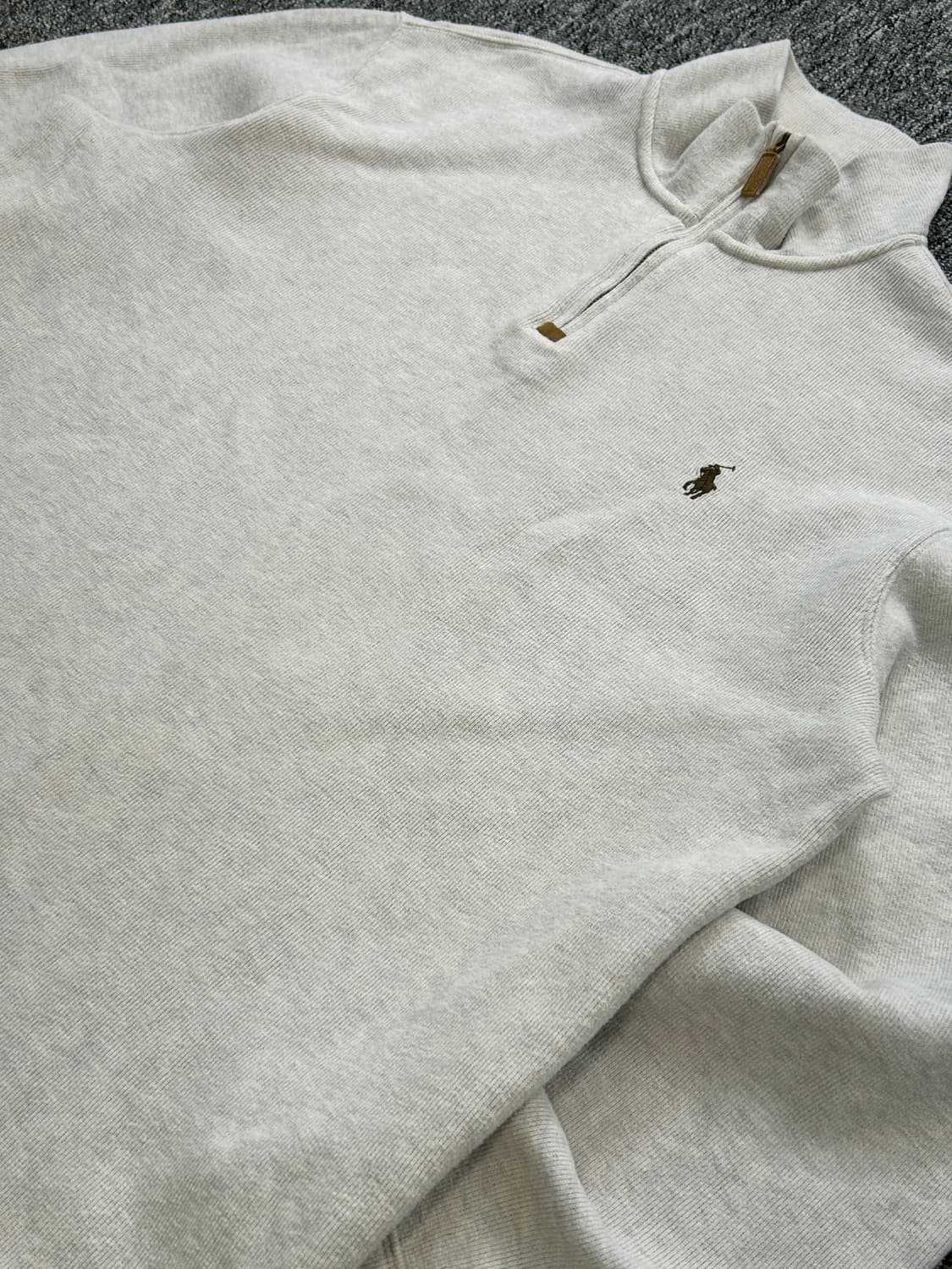 폴로 랄프로렌 오트밀 멀티포니 하프집업 L  상품이미지4