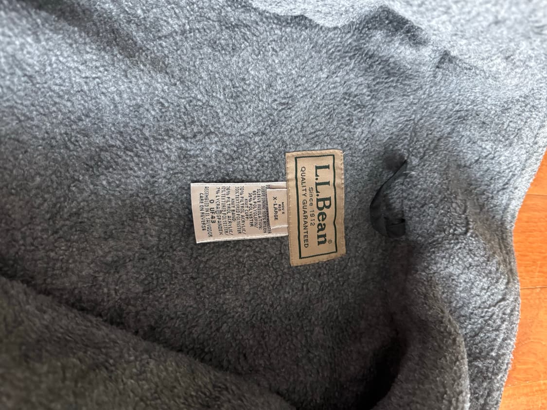 빈티지 엘엘빈 플리스 봄버 상품이미지3