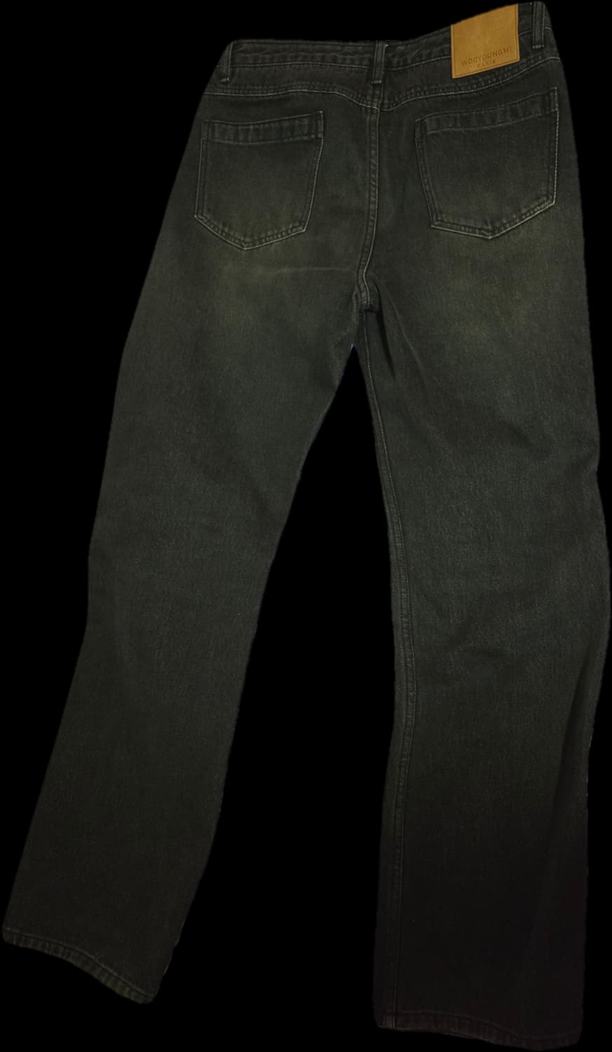 [48] 우영미 블랙 스트레이트 데님 팬츠 W251PT29983B  상품이미지4