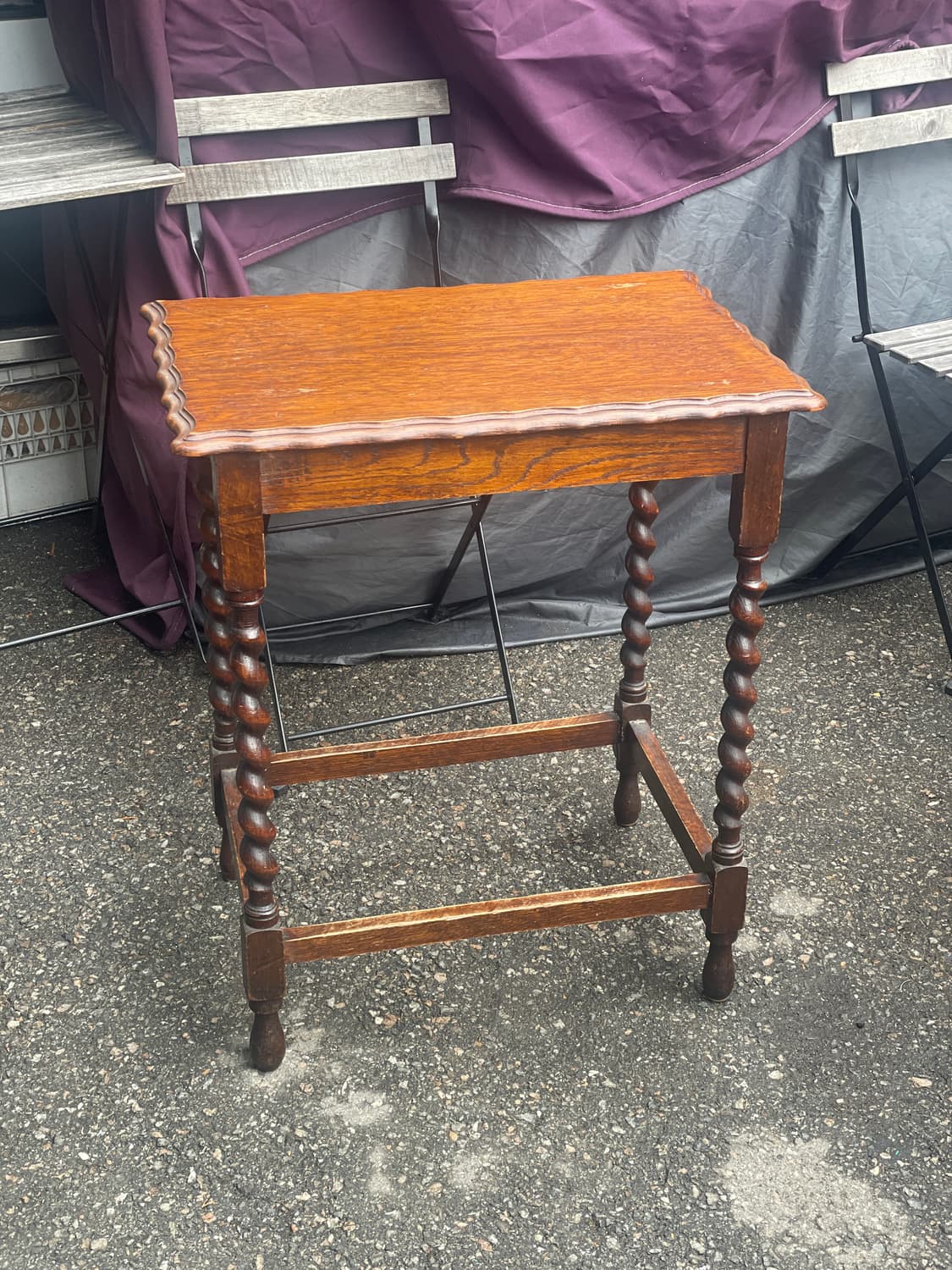 🍀영국 바를리 트위스트 사각 사이드테이블_2 상품이미지1