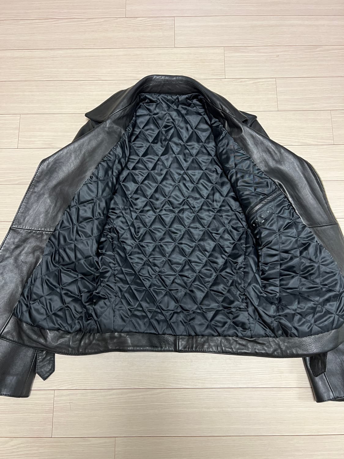 하이엔드 리얼 램스킨 바이커 라이더 자켓 / 48 상품이미지9