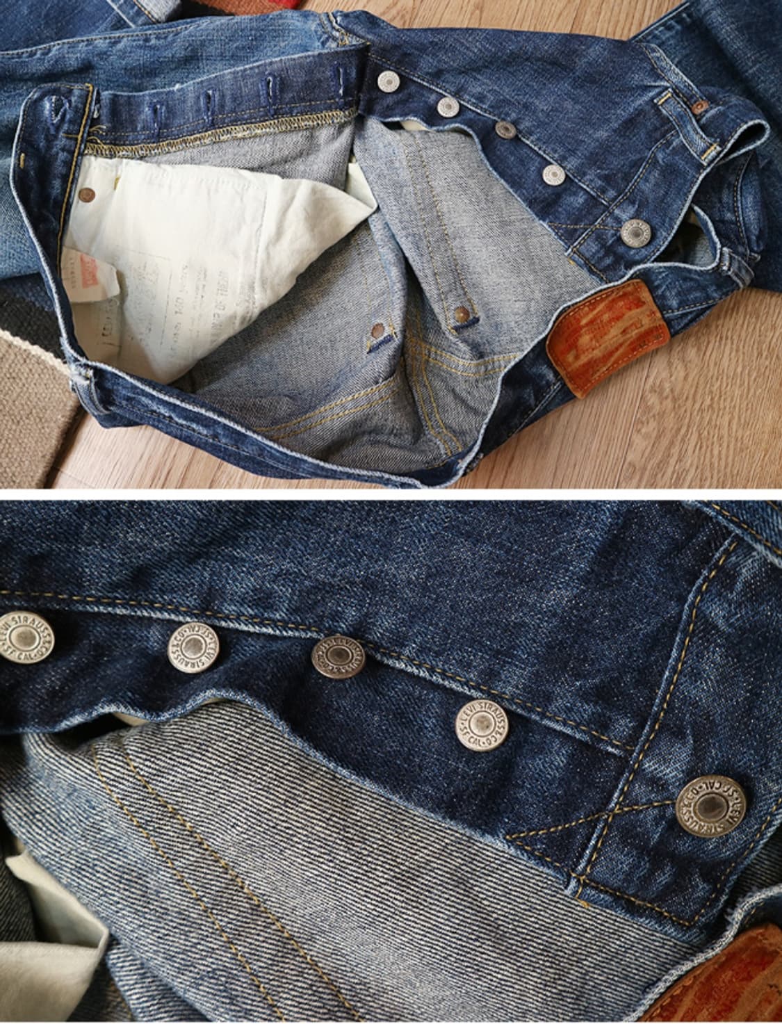 일본판 90s levis 리바이스 LVC 503BXX 빅E 셀비지 데님  상품이미지8