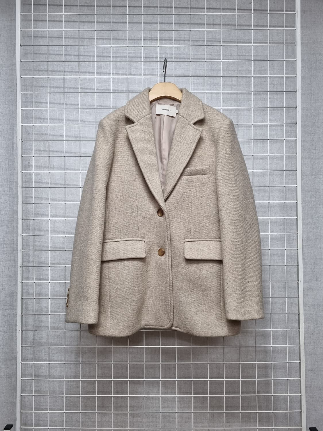 (택포) 가내스라 ordinaire 위드 울 코트자켓 상품이미지4