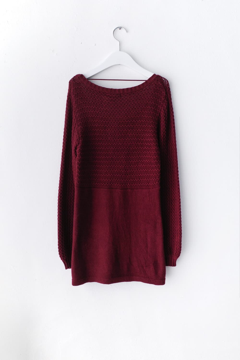 deep U-neck long knit  상품이미지2