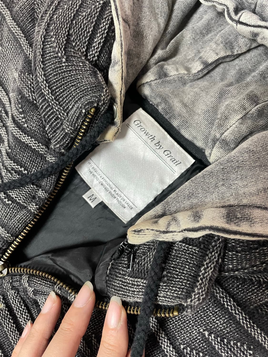 빈티지 패턴 패딩 조끼 상품이미지3