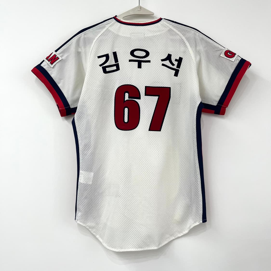 롯데자이언츠 김우석 마킹 올드 야구 유니폼 상품이미지3
