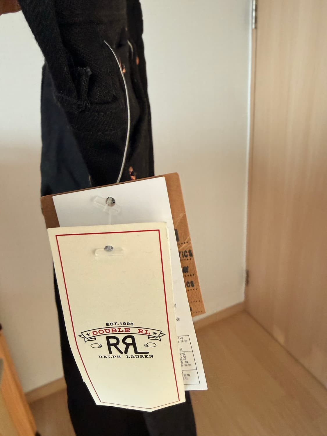 RRL 빈티지 파이브포켓 블랙온블랙 상품이미지3