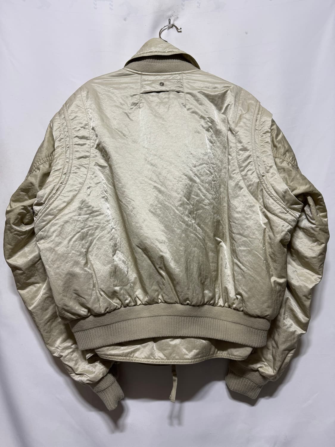 95 시스템옴므 크링클 디테쳐블 MA-1 마원 자켓 상품이미지2