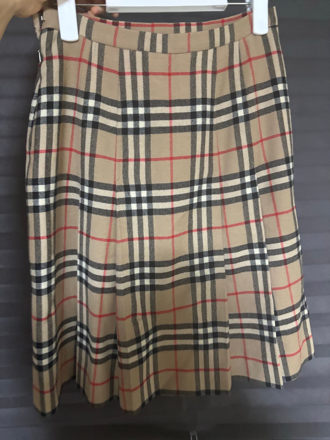 버버리 체크 치마 미디 스커트 상품이미지2
