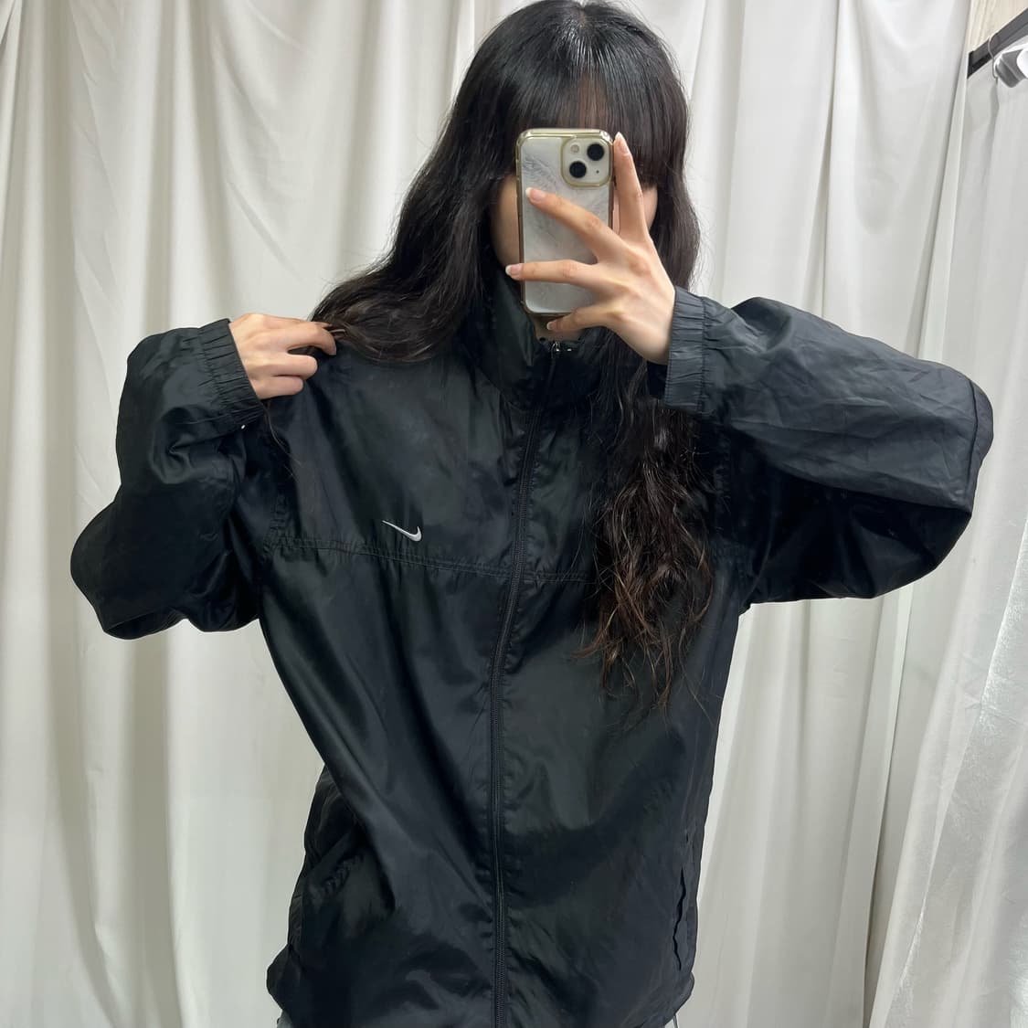 Nike black windbreak jacket 상품이미지2