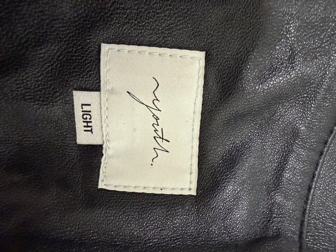 유스 레더 봄버 L 상품이미지5