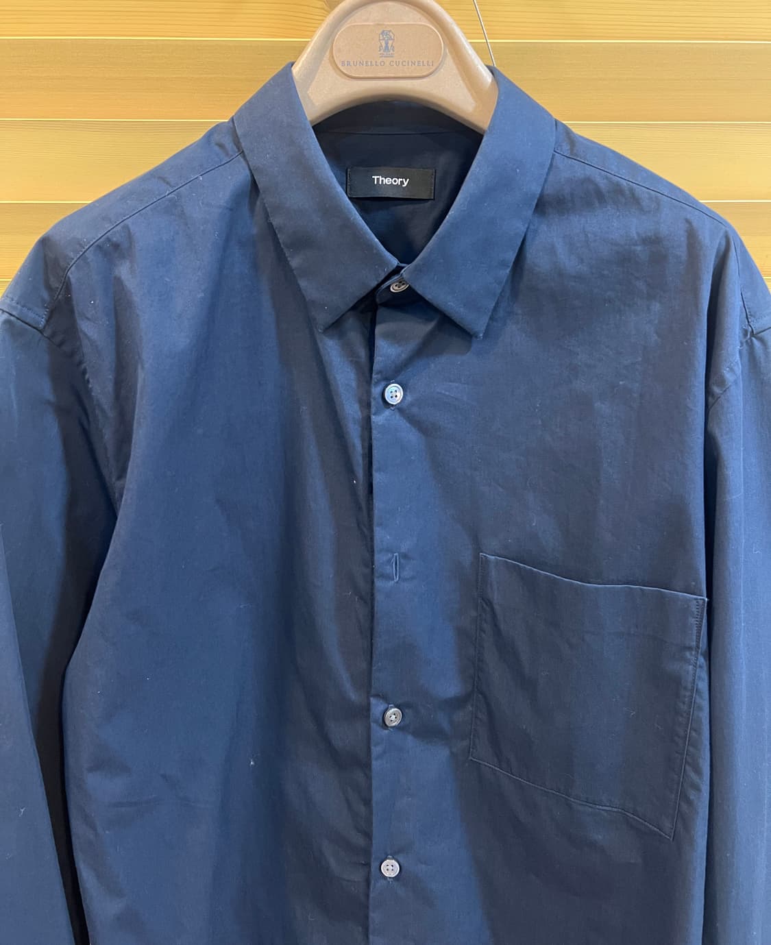 띠어리 남성 다크네이비 코튼긴팔셔츠

 상품이미지2