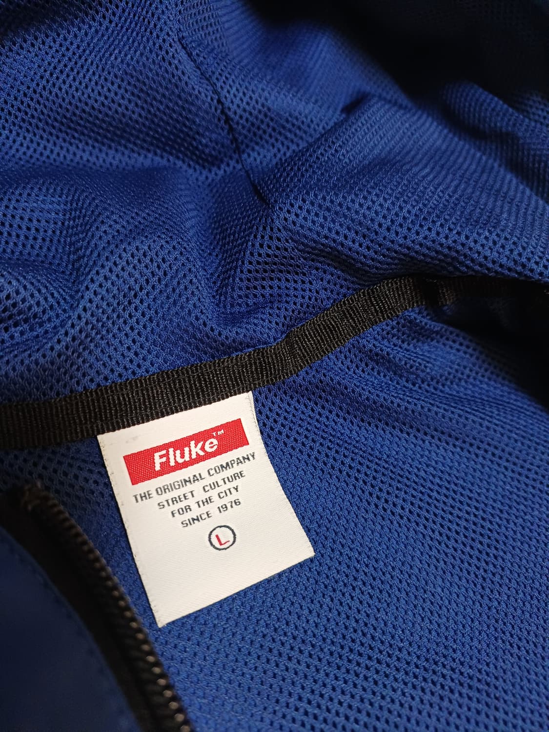 플루크(FLUKE) 배색 후드 바람막이 자켓 L  상품이미지4