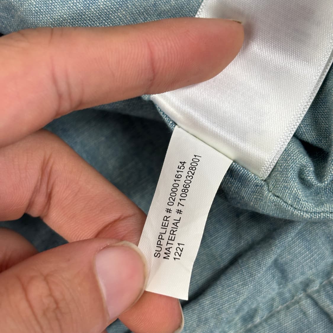 폴로 샴브레이 블루종 상품이미지10