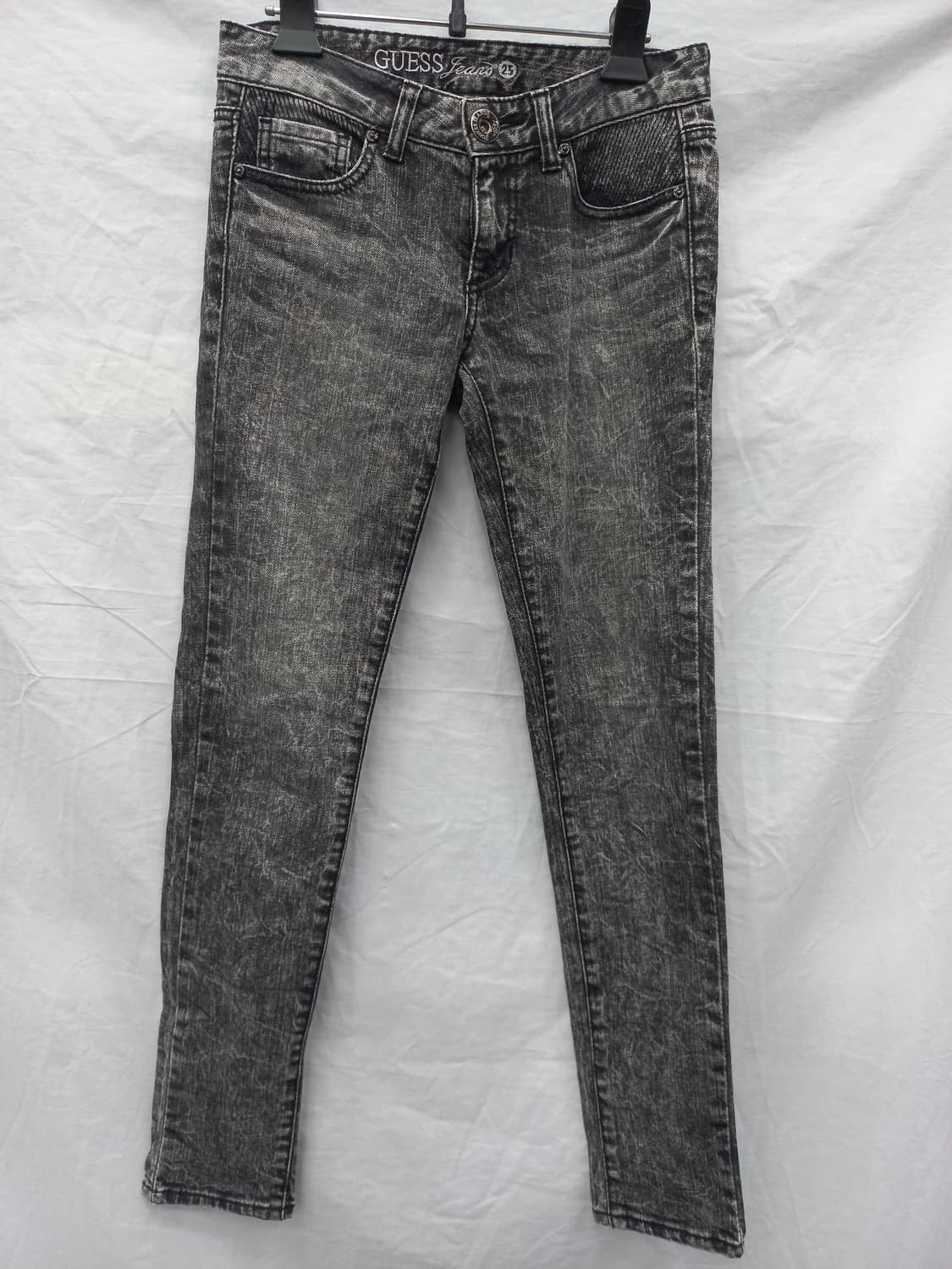 Guess 스키니진 그레이 워싱 허리둘레 25 상품이미지1
