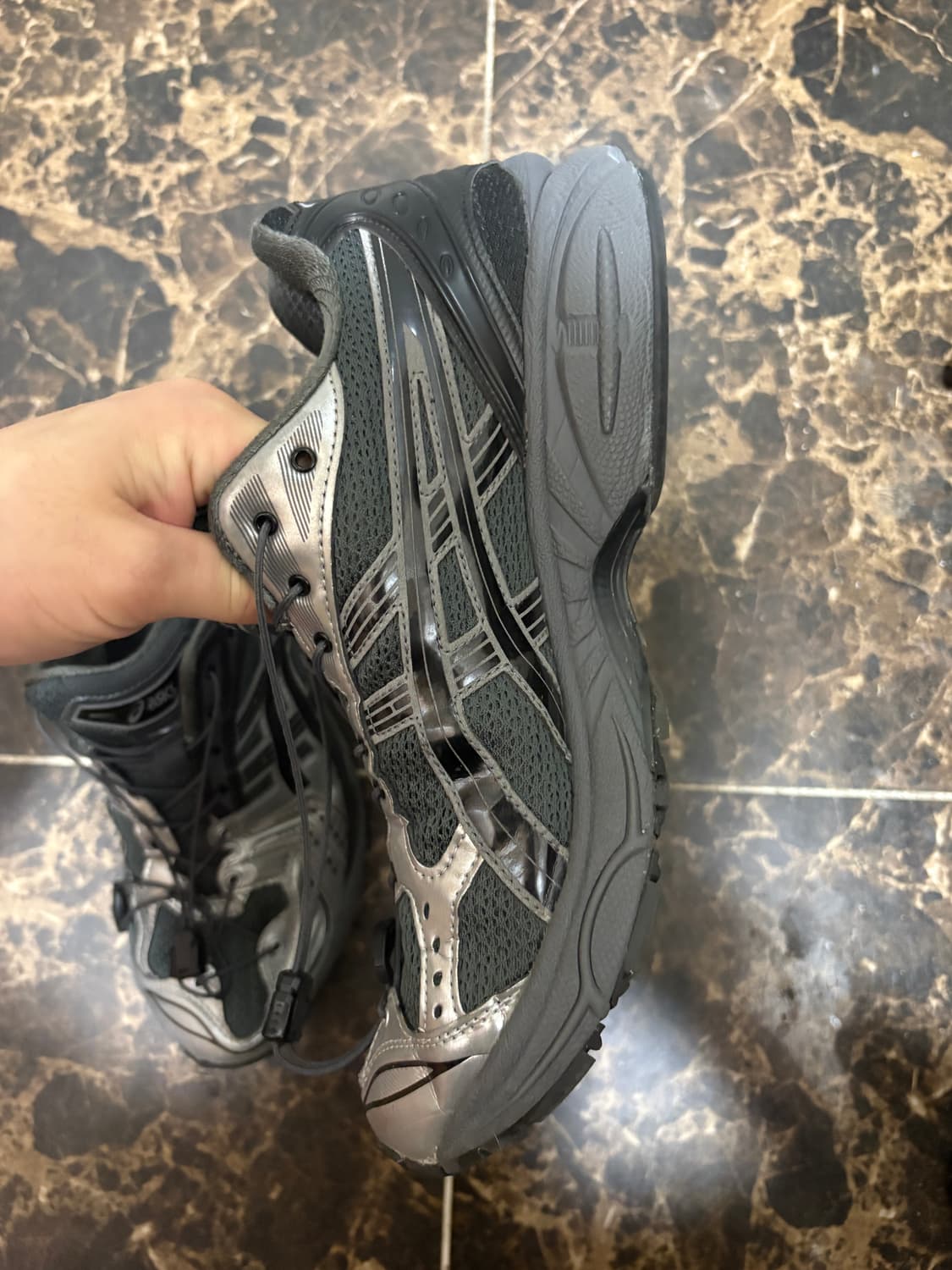 아식스 x 언어펙티드 젤카야노 14 실버문 상품이미지7