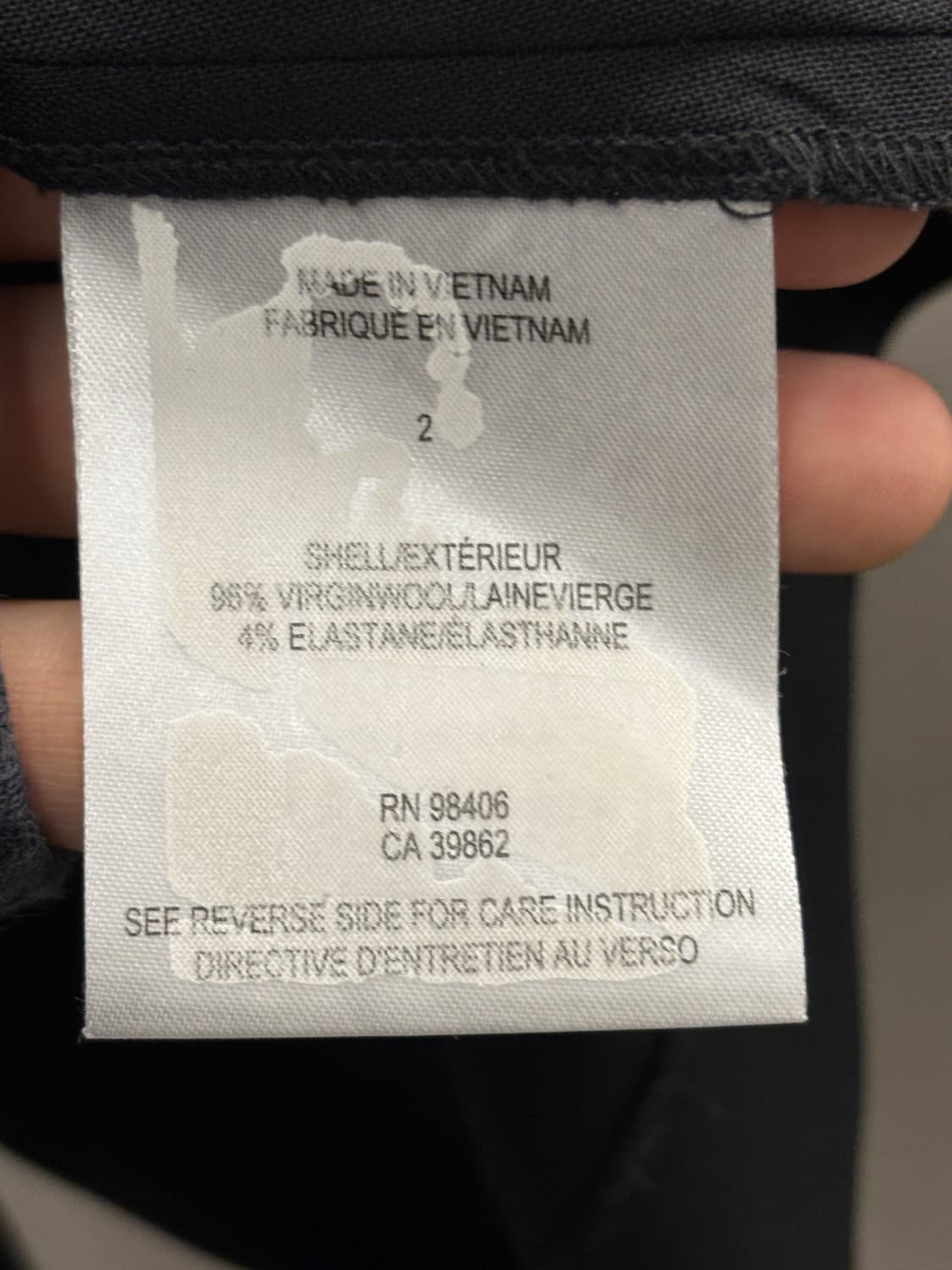 Theory 블랙 H라인 스커트 (사이즈 2) 상품이미지5