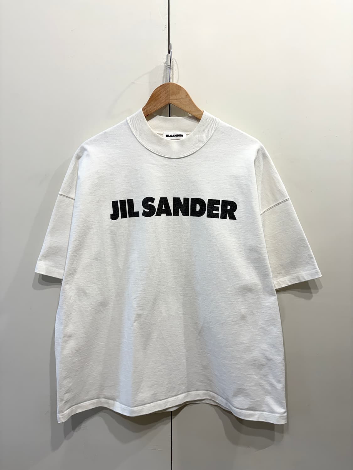 질샌더 로고 프린팅 코튼 반팔 티셔츠 상품이미지1