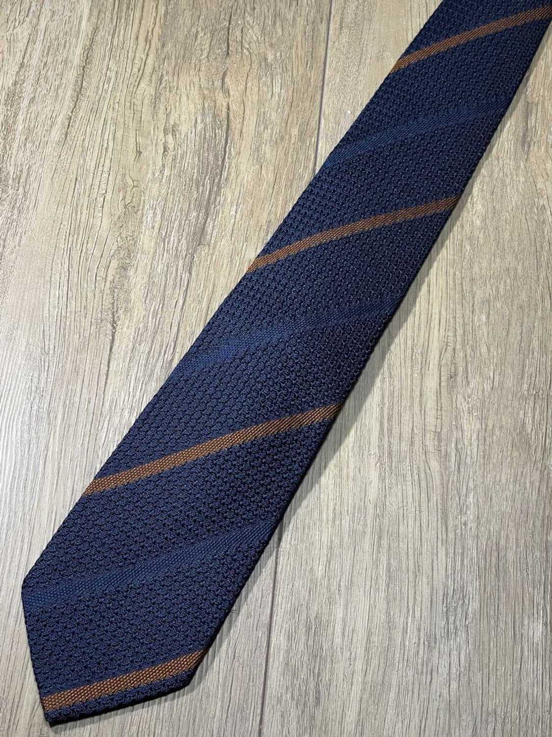 마이클 제이 드레이크 드레익스 실크 넥타이 네이비 상품이미지1