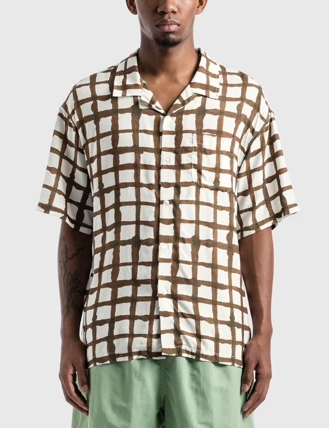 Stussy x NOMA 체크 셔츠 상품이미지2