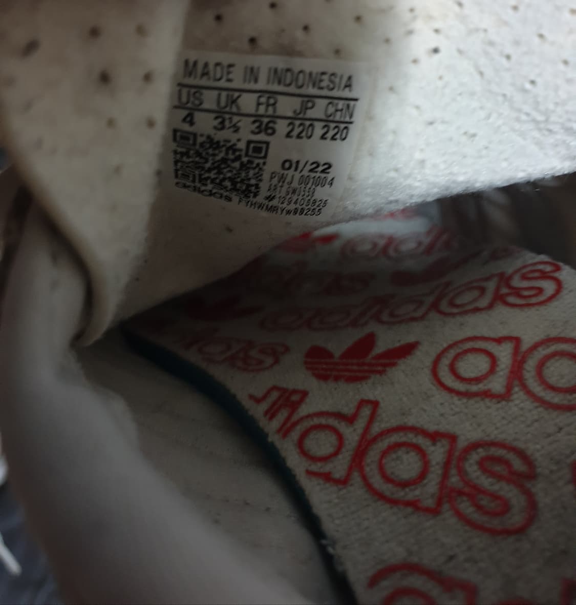 아디다스 레트로피 E5 그레이 화이트 스니커즈 (220) 상품이미지7