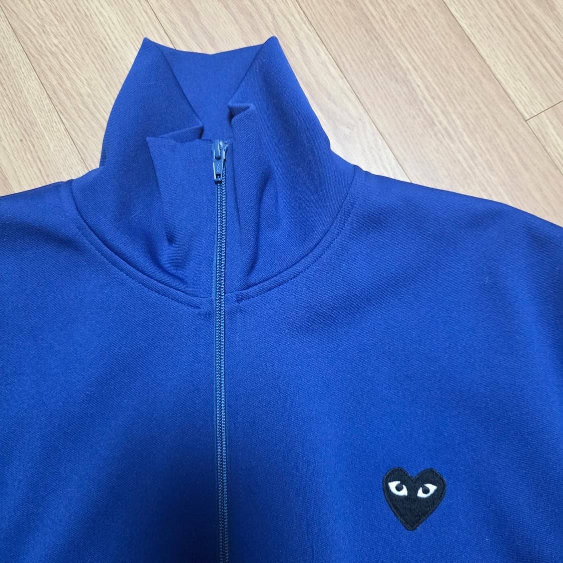 XL) 꼼데가르송 블랙 와펜 트랙 집업 상품이미지2