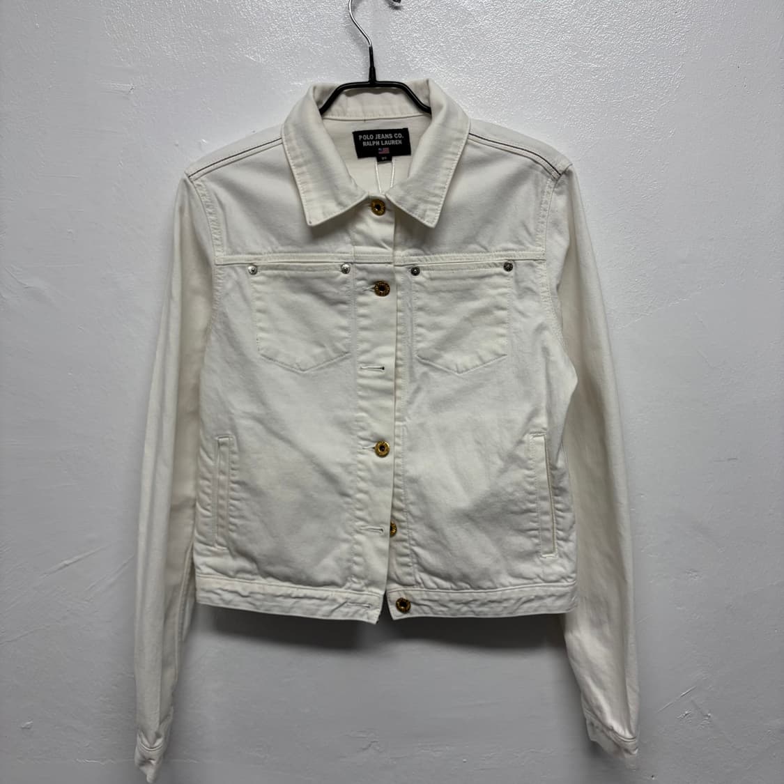 폴로 진스 화이트 데님 자켓 상품이미지1