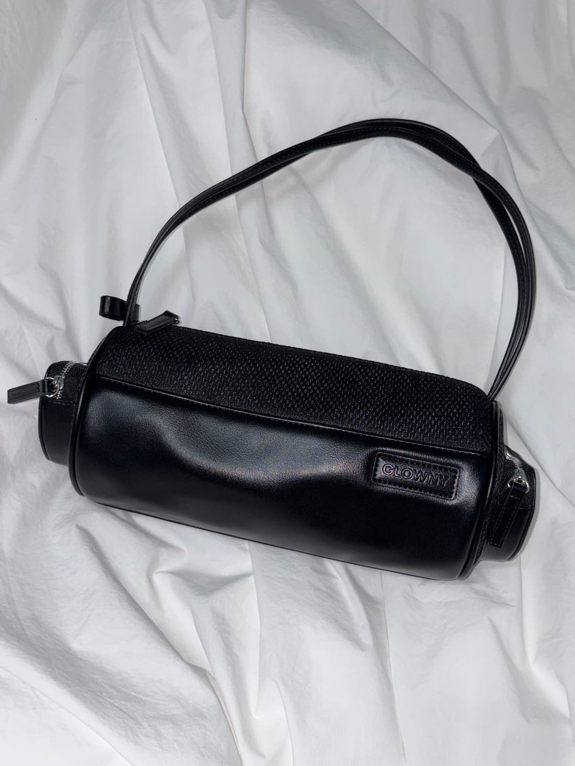 글로니 메쉬 토트백 블랙 상품이미지5