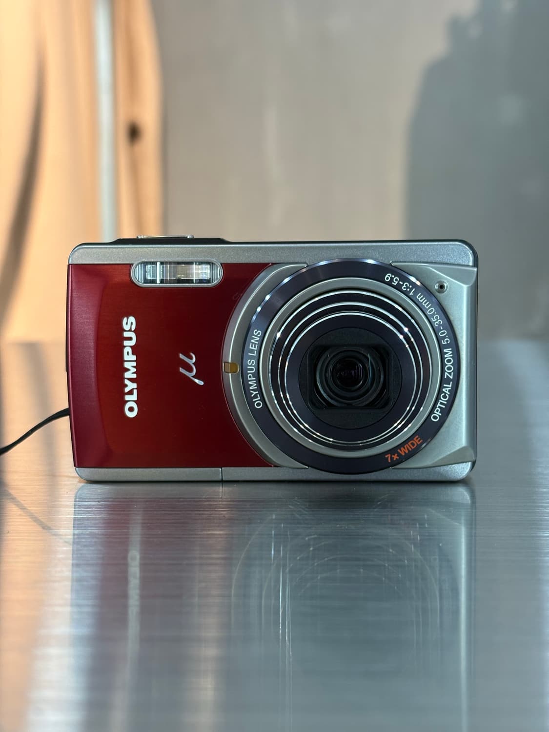New배터리/한글지원/민트급)올림푸스 뮤7020 레드 빈티지디카 상품이미지1