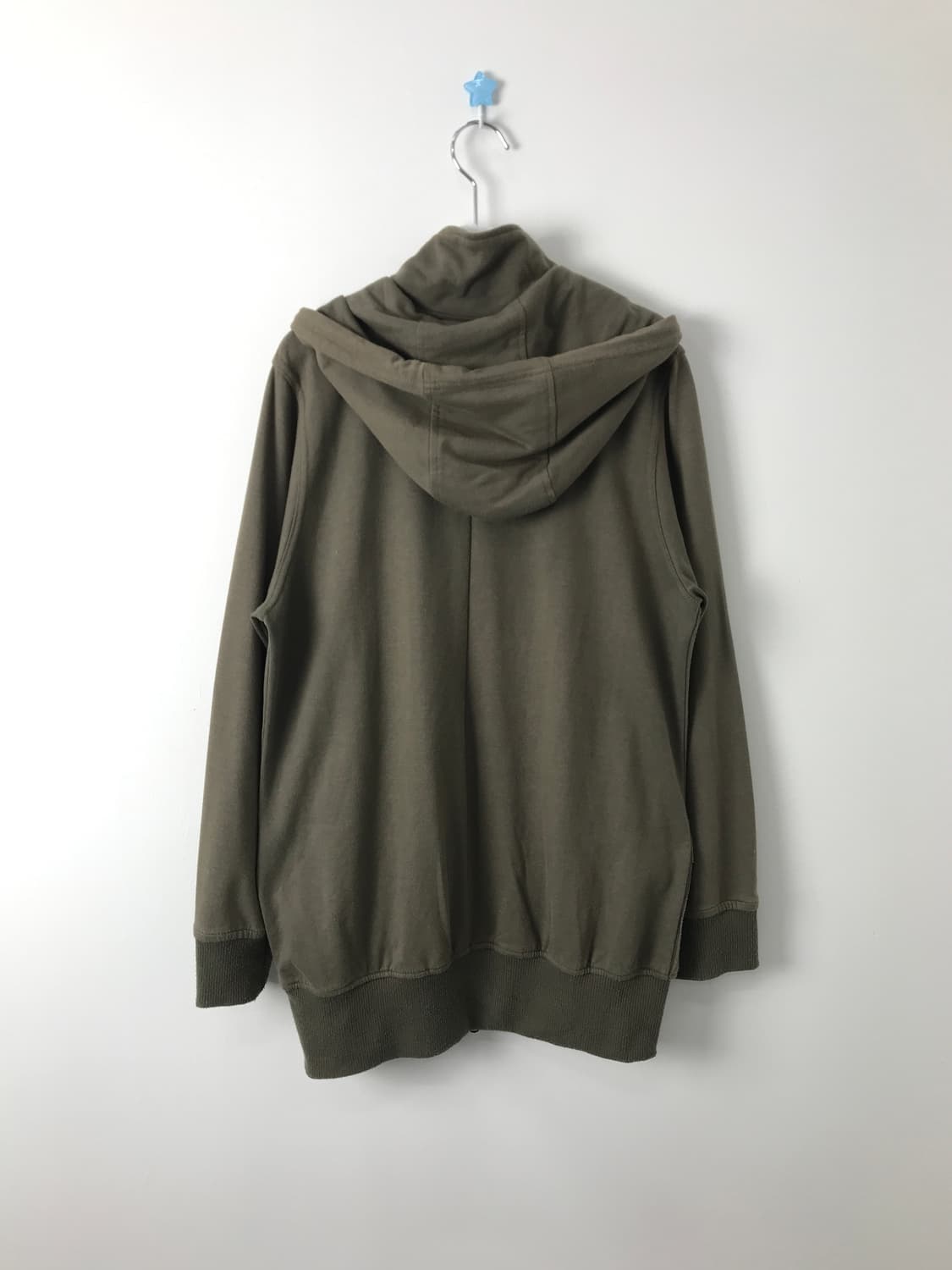 'Amourine' Khaki Y2k Utility Zip Up Hood 상품이미지5