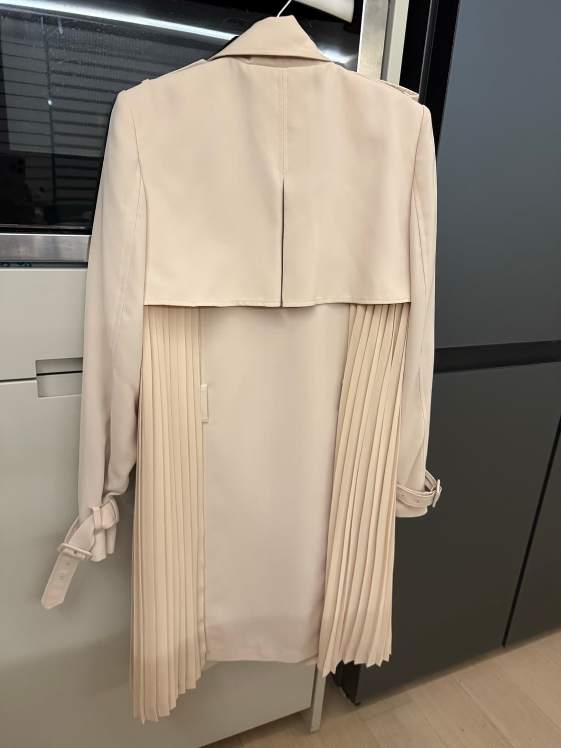 마샹블 ma chambre 실크 트렌치 코트 상품이미지3