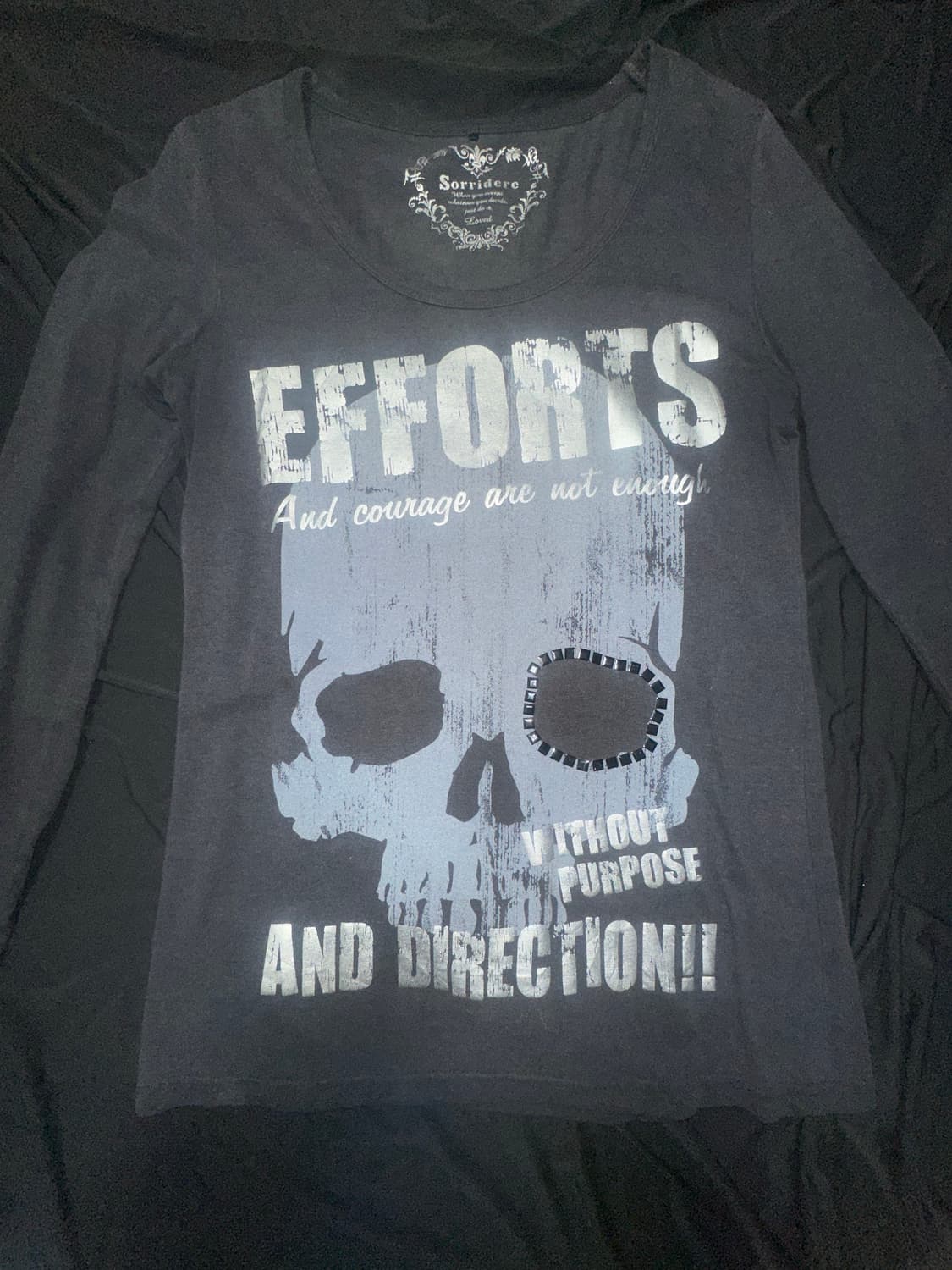 펑크 빈티지 해골 롱슬리브 punkvintage skull sleeve 상품이미지1