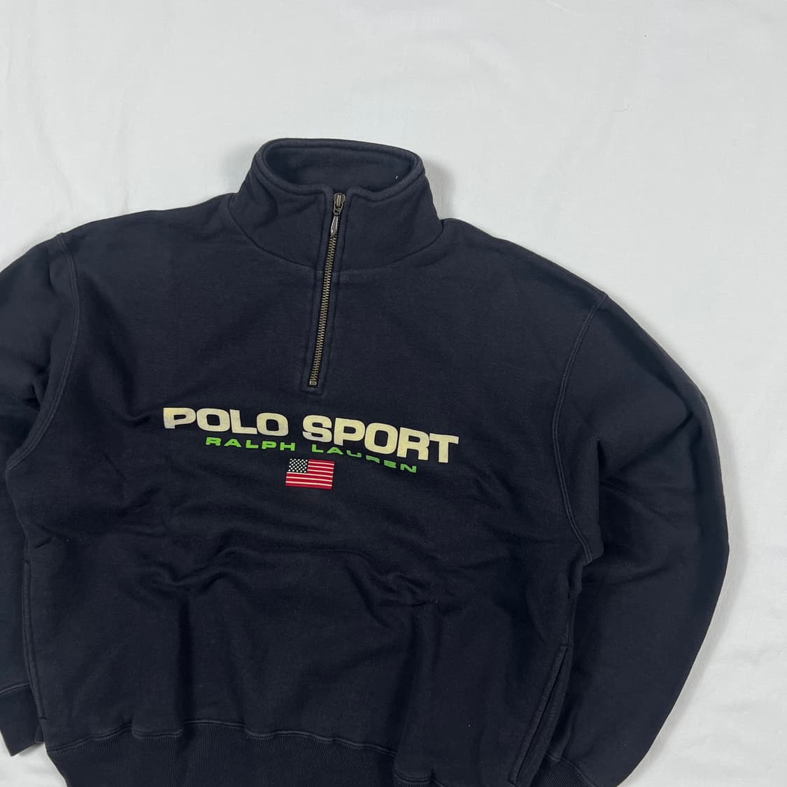 90’s 폴로스포츠 polo sport 스펠아웃 하프집업 스웻셔츠 상품이미지2