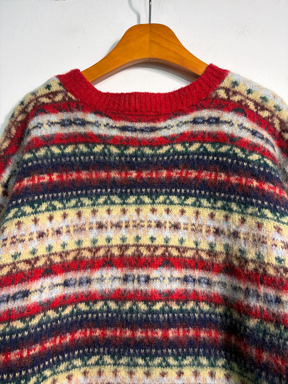 울 100% 노르딕 페어아일 니트 상품이미지4