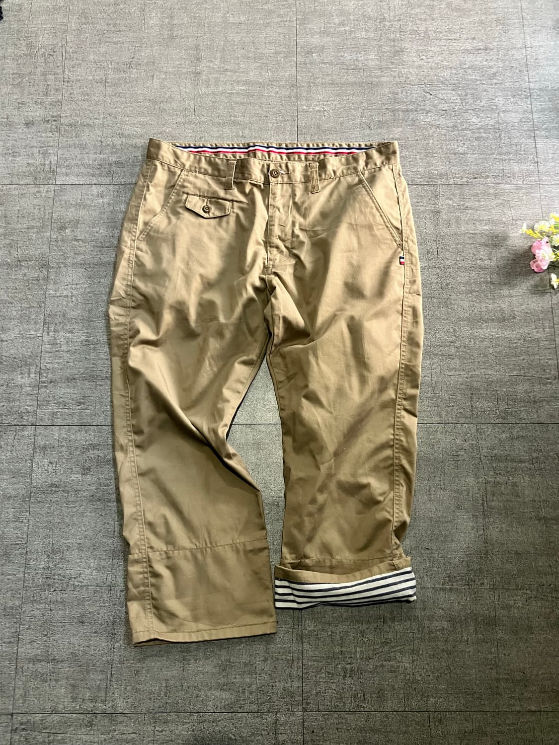 일본빈티지 올드스쿨아메카지 혁오풍 레이어드워크팬츠 상품이미지1