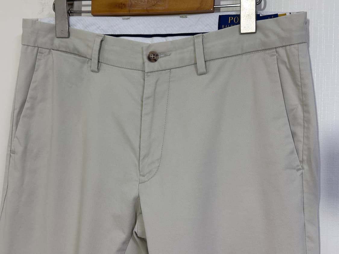 폴로랄프로렌 QR 코튼트윌 스트레치슬림핏 치노팬츠30/크림 상품이미지4