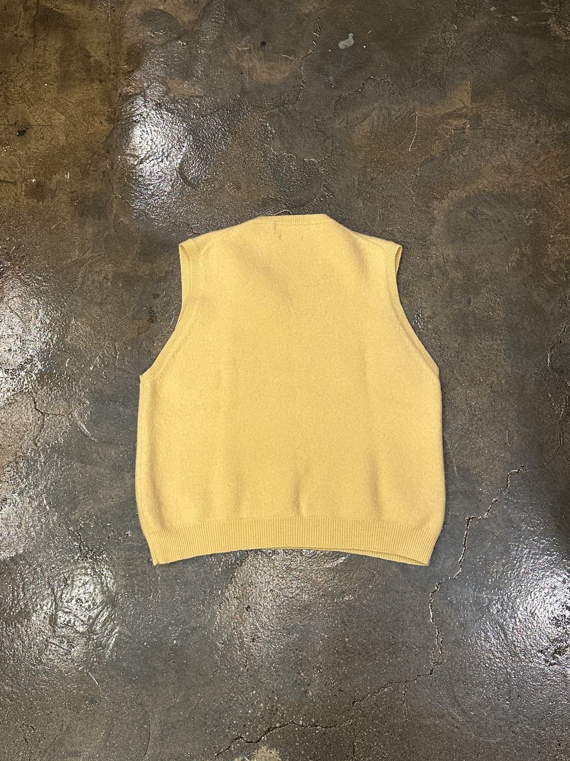 폴로 랄프로렌 옐로우 니트 조끼 M 상품이미지2