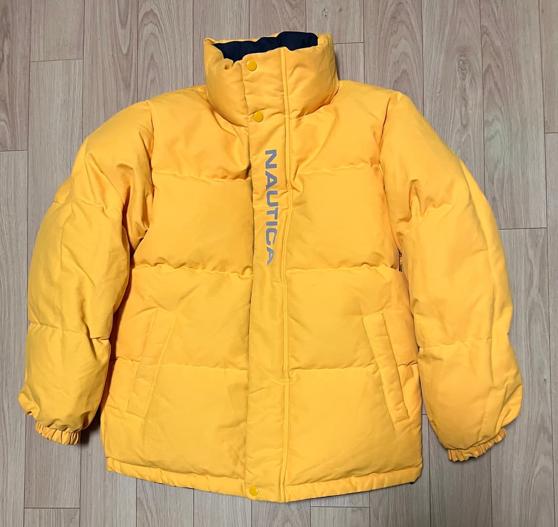 노티카 Nautica 덕다운 패딩 점퍼 M (95) 리버시블 상품이미지4