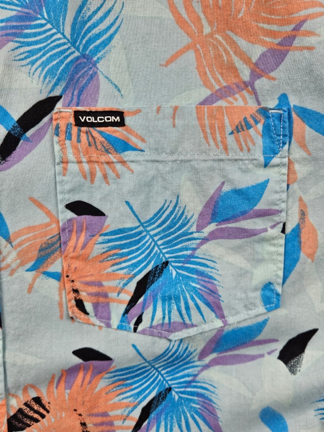 VOLCOM 하와이안 반팔 셔츠 크롭커스텀 ( L ) / 12611 상품이미지5