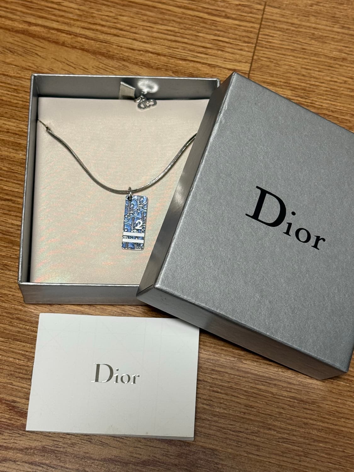 디올 오블리크 트로터 펜던트 목걸이 상품이미지1