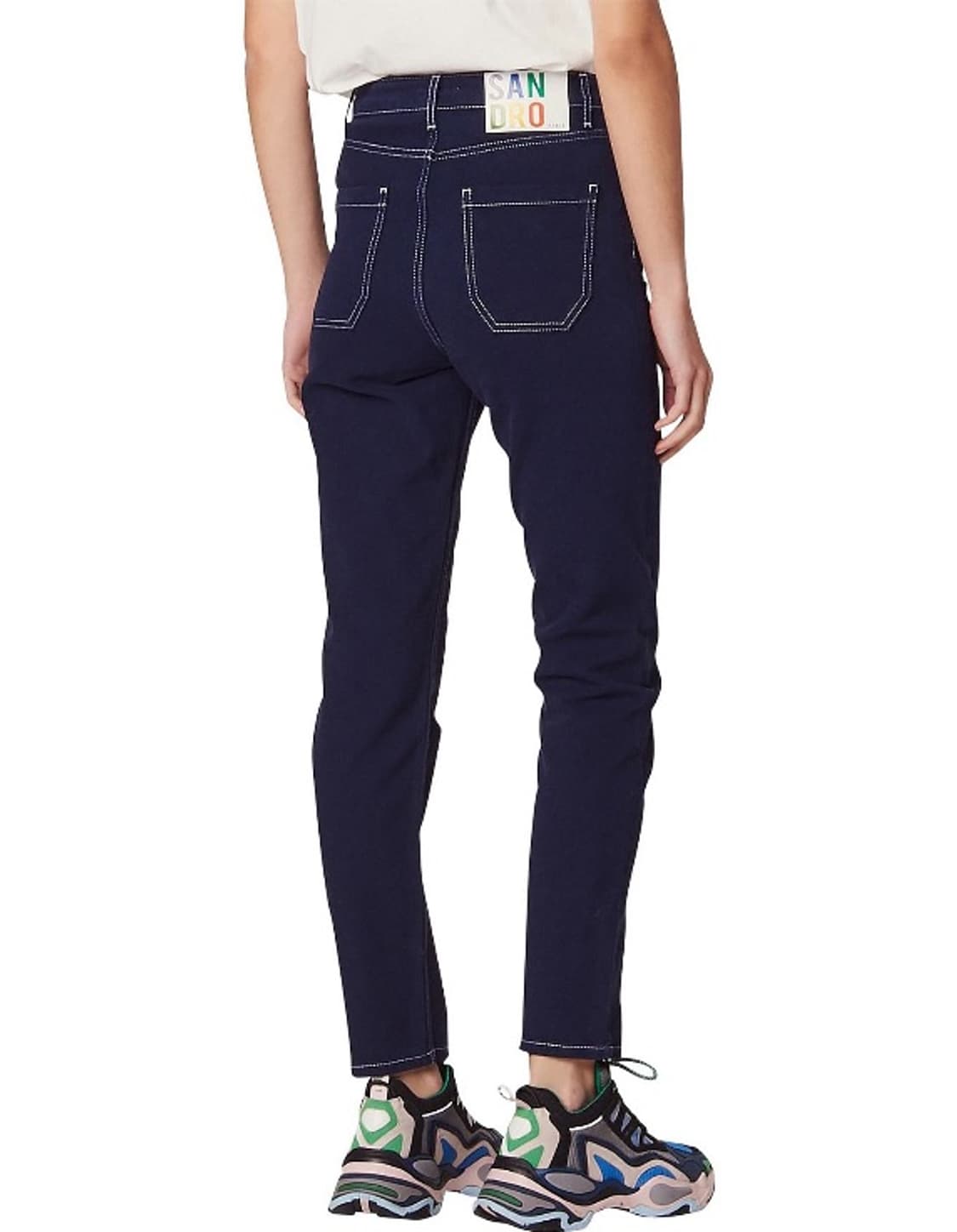 산드로 스티치 셀레스틴 슬림핏 데님 팬츠 상품이미지2