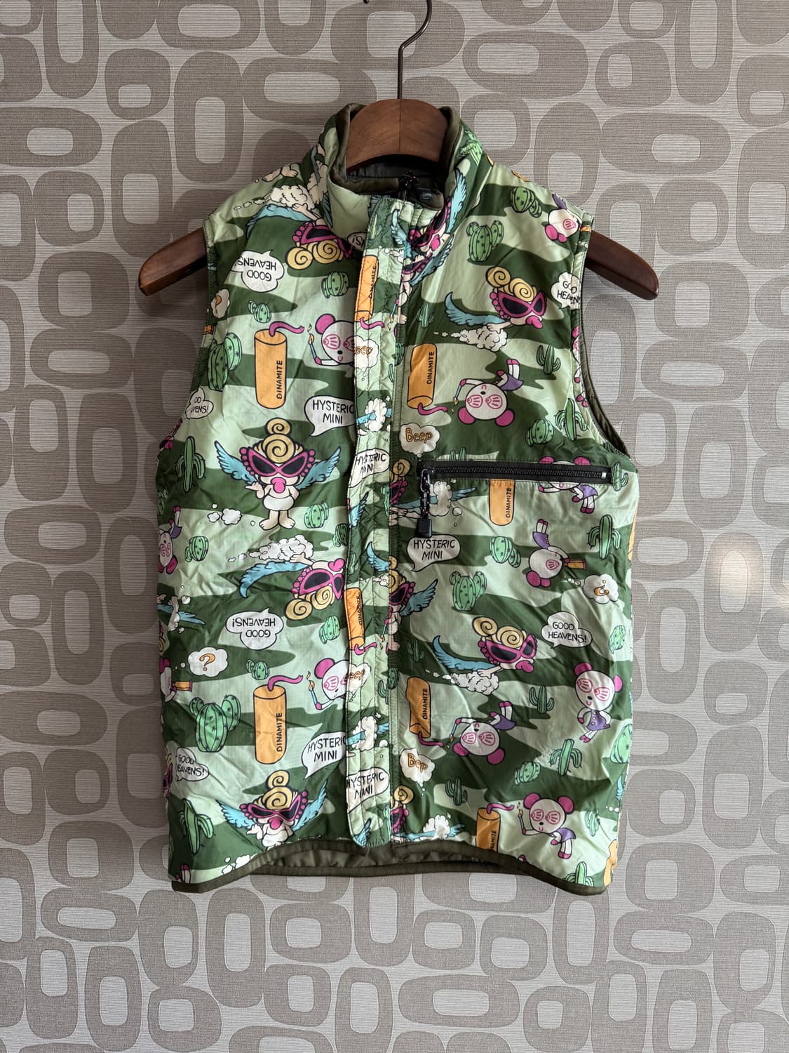 HYSTERIC GLAMOUR 히스테릭 글래머 리버시블 패딩 베스트 조끼 상품이미지1