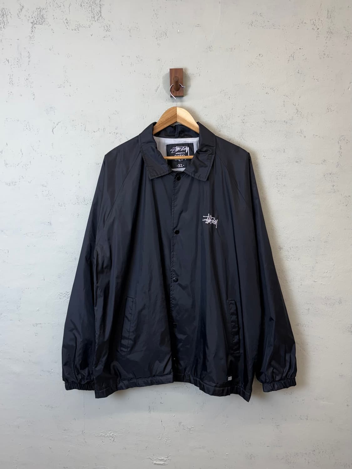 스투시 빈티지 코치자켓 블랙 상품이미지1