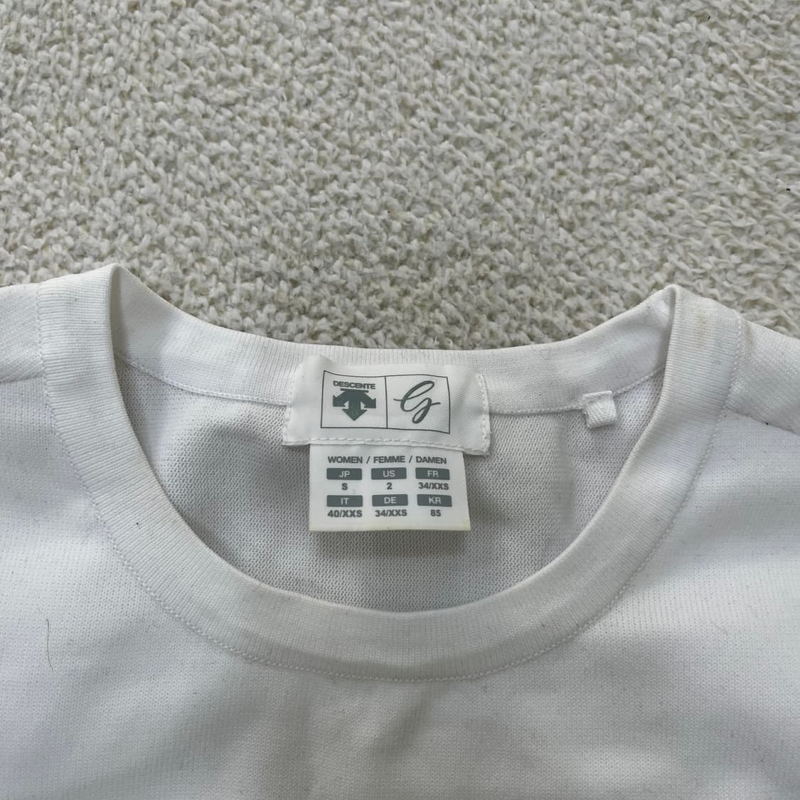 85 데상트 여성 골프 민소매 0401M 상품이미지2