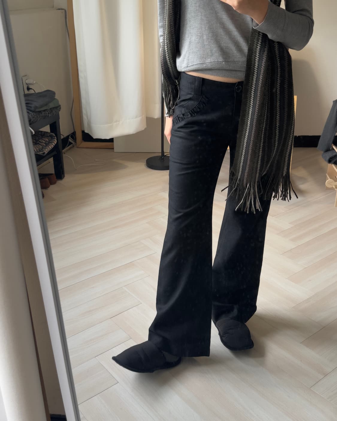 [MORGAN] shirring detail slacks pants 상품이미지3