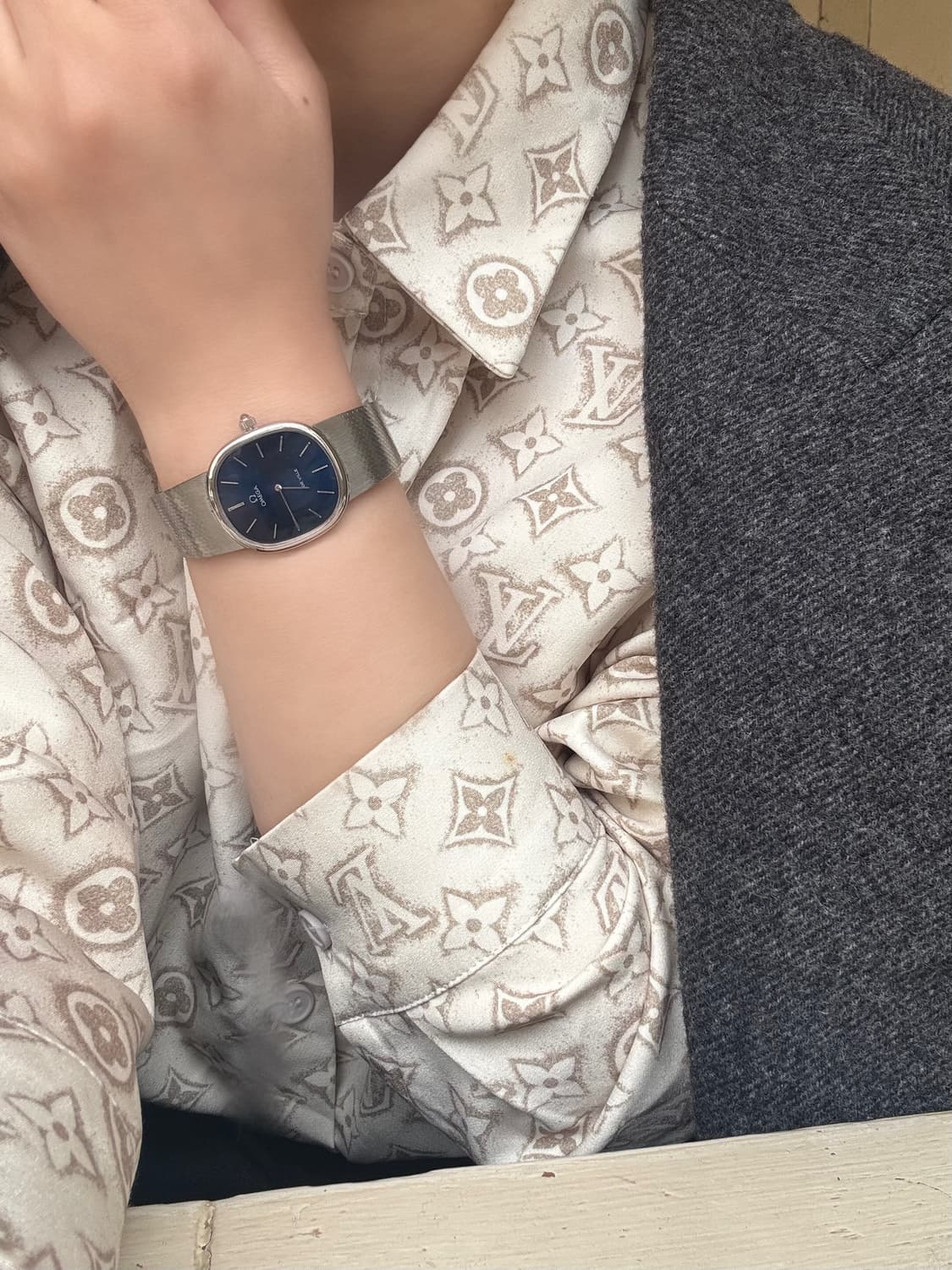 정품 빈티지 오메가 드빌 엘립스 스틸 시계 상품이미지9