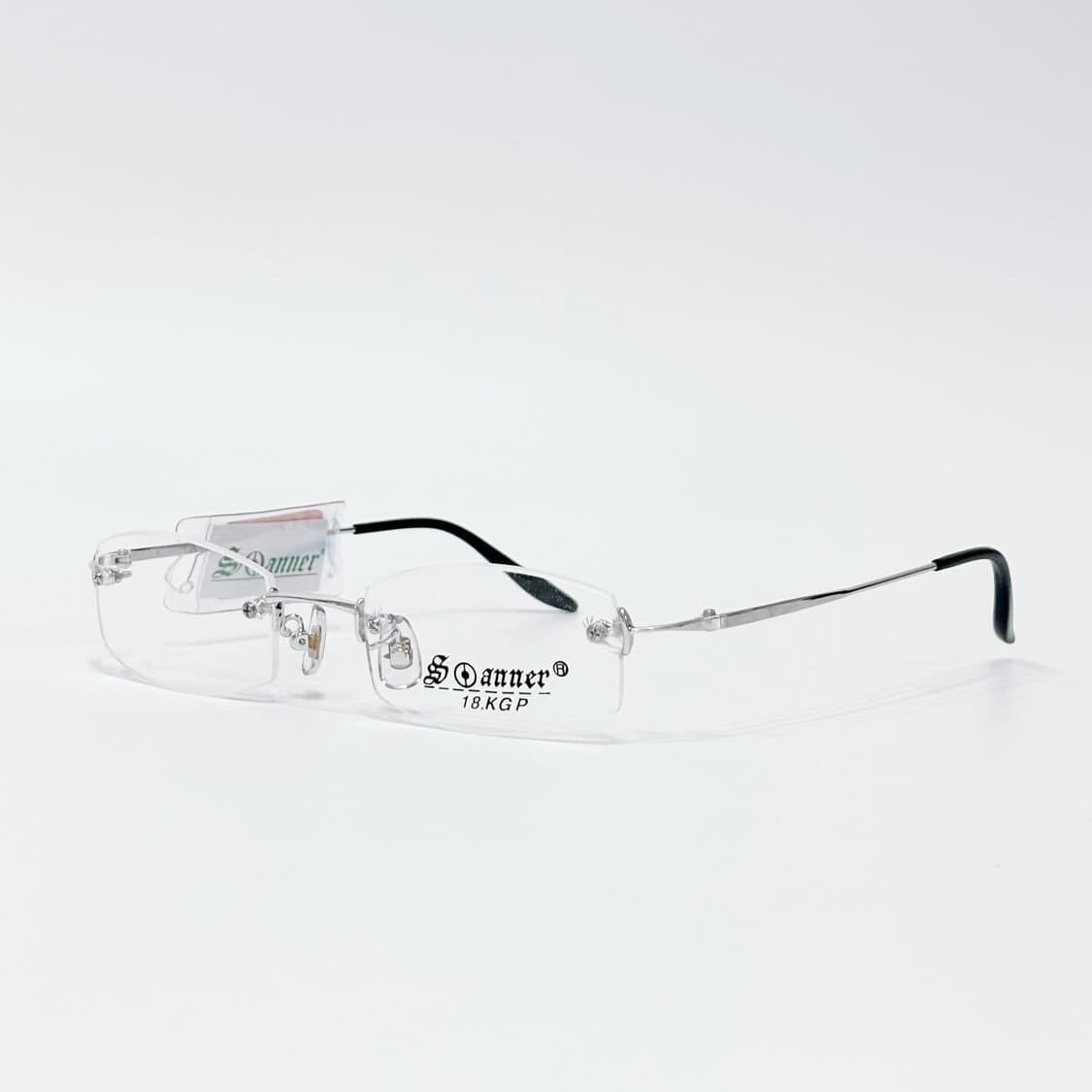 SCANNER 실버 스퀘어 무테 데드스탁 빈티지안경 상품이미지2