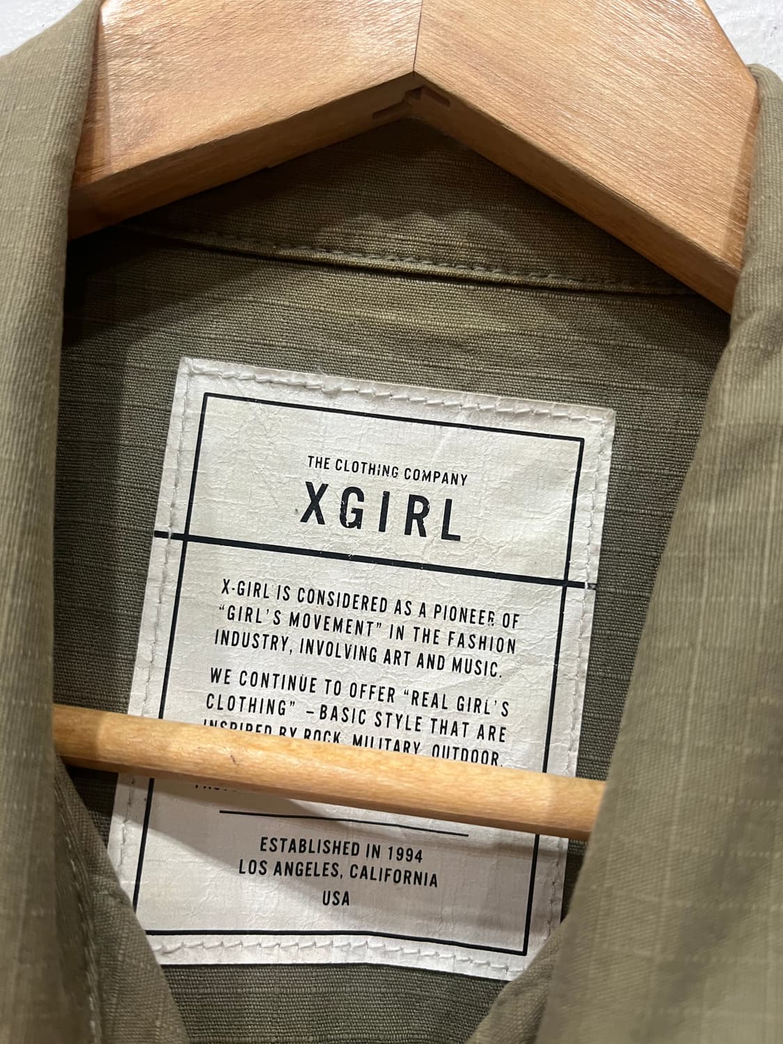 X-girl 밀리터리 립스탑 정글퍼티그 자켓 상품이미지6