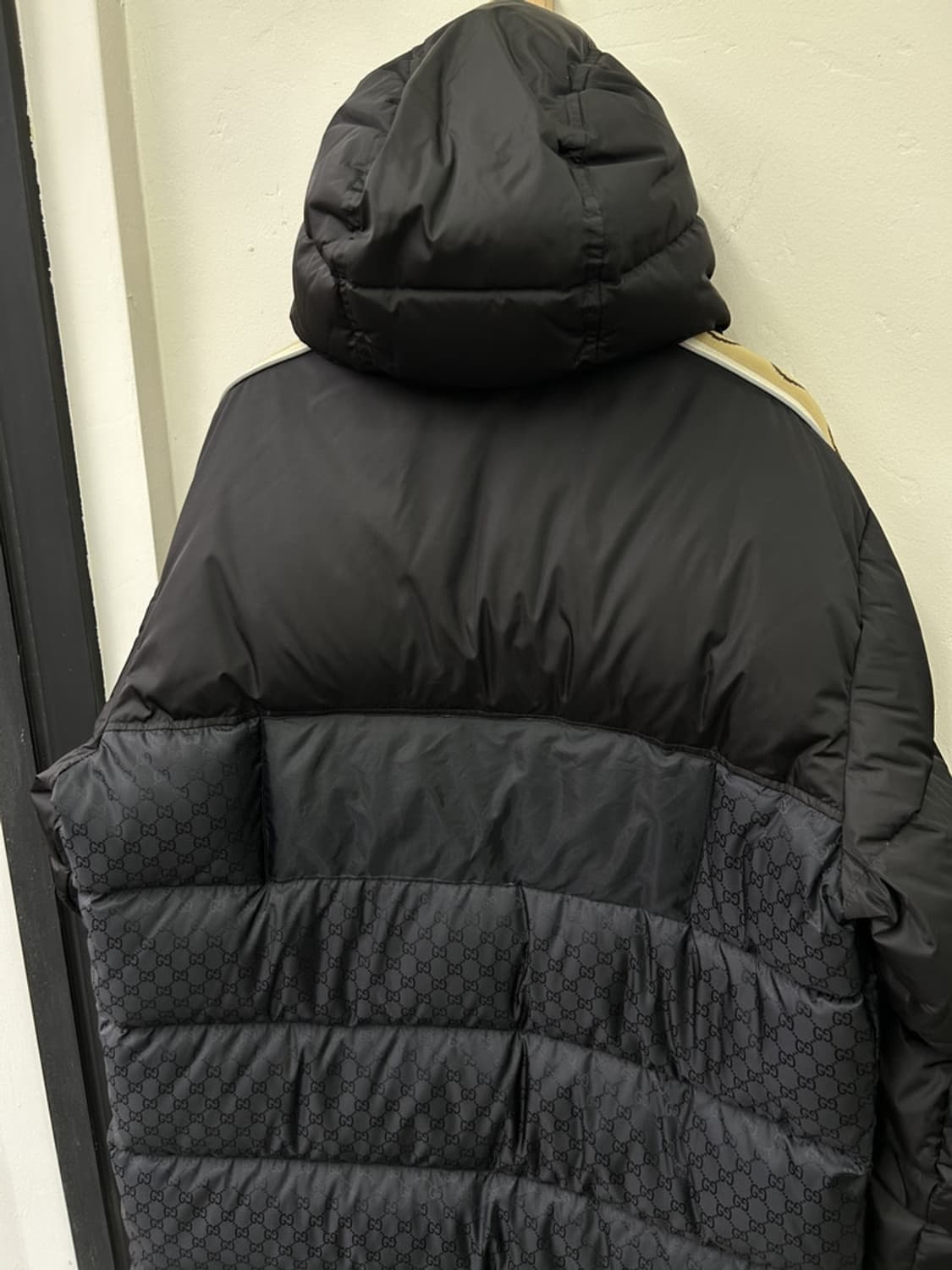 15275 - 구찌 GG 자카드 나일론 롱패딩 상품이미지4