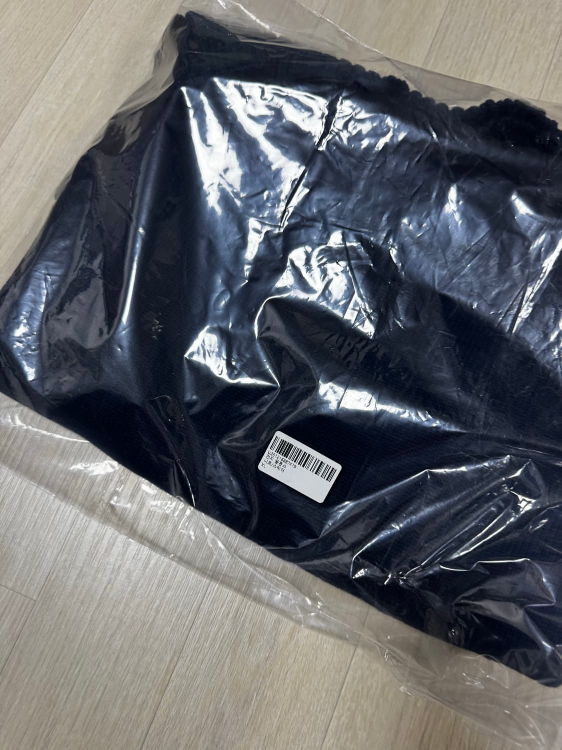 [xl] 건지울른스 코튼 나그랑 크루넥 스웨터 네이비 상품이미지2